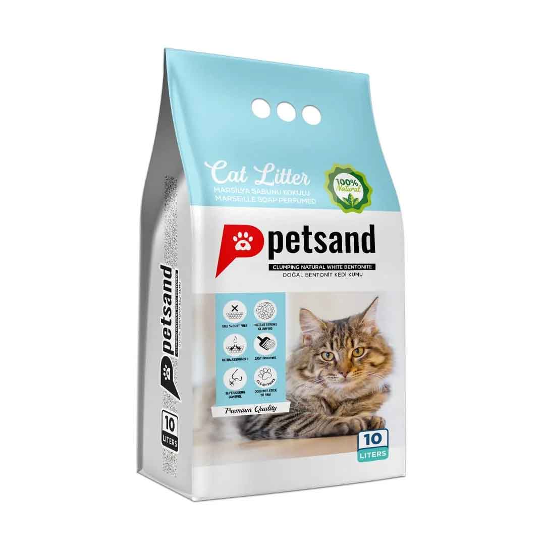 Petsand Άμμος Γάτας Μπετονίτης Marseille Soap 10lt