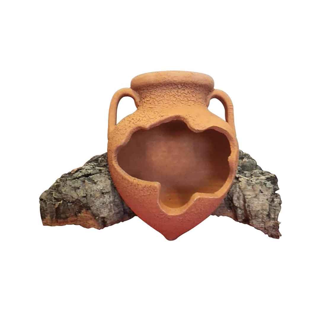 Amtra μεγάλος στρογγυλός αμφορέας με τρύπα 18cm