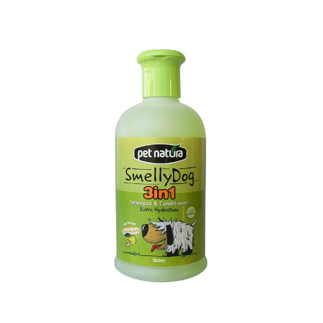 Smelly Dog Shampoo Plus Conditioner 3in1 500ml