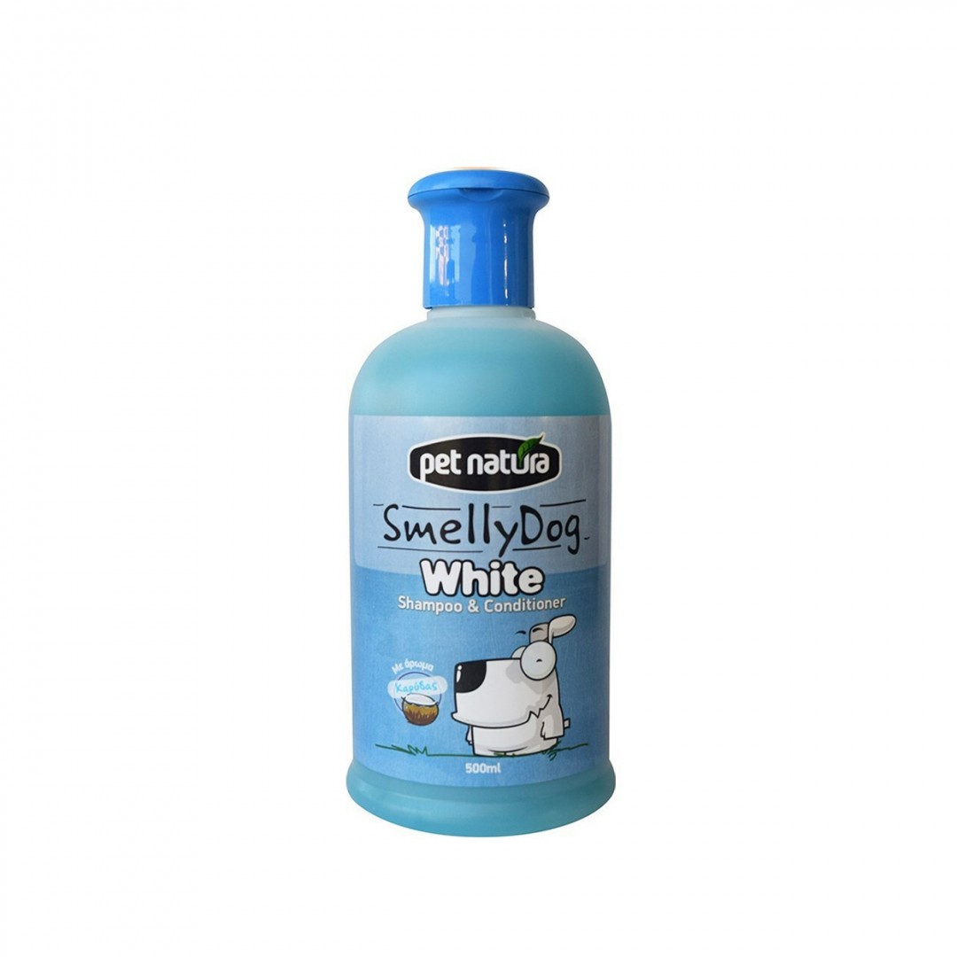 Smelly Dog Shampoo Plus Conditioner White 500ml