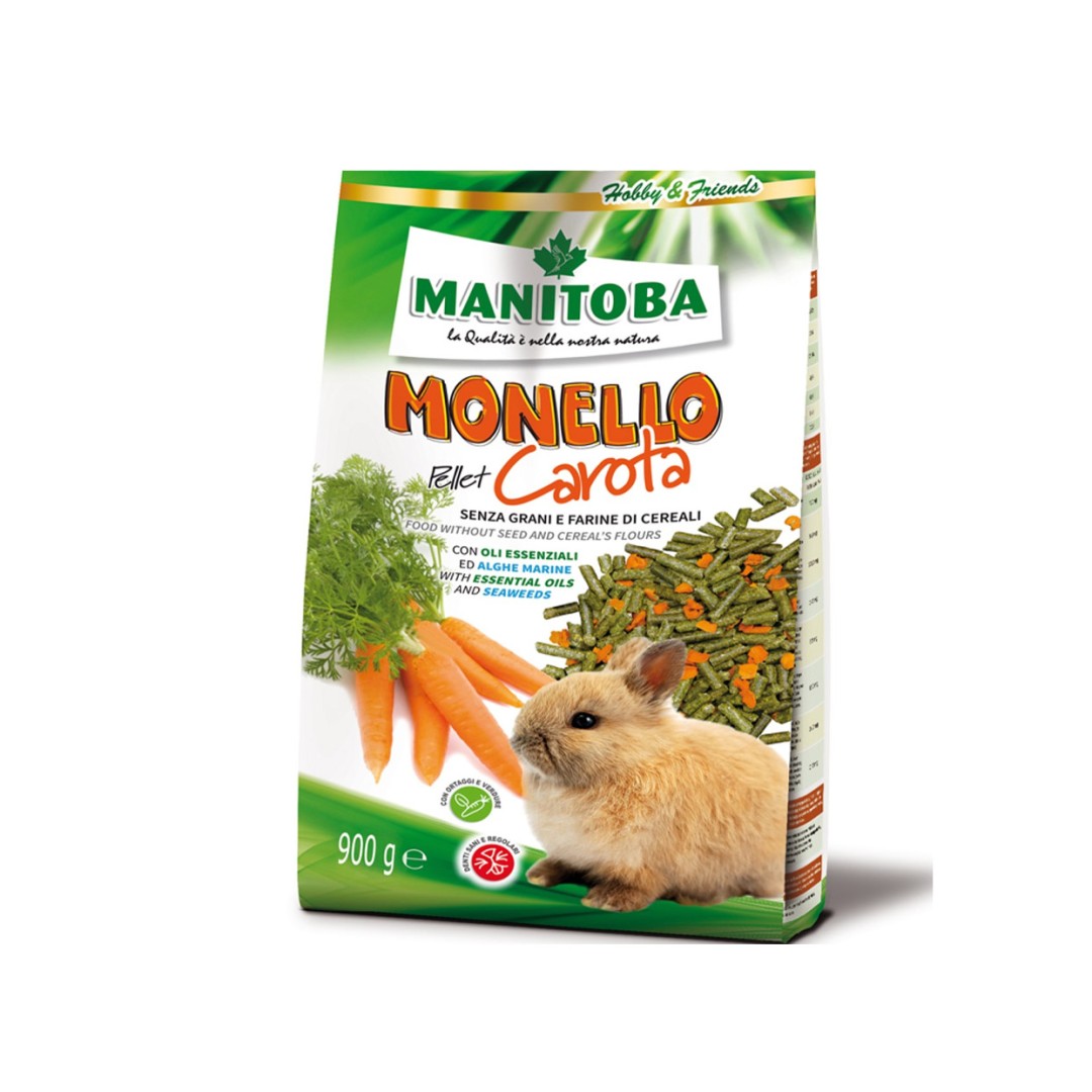 Manitoba Monello Pellet Carota 900g