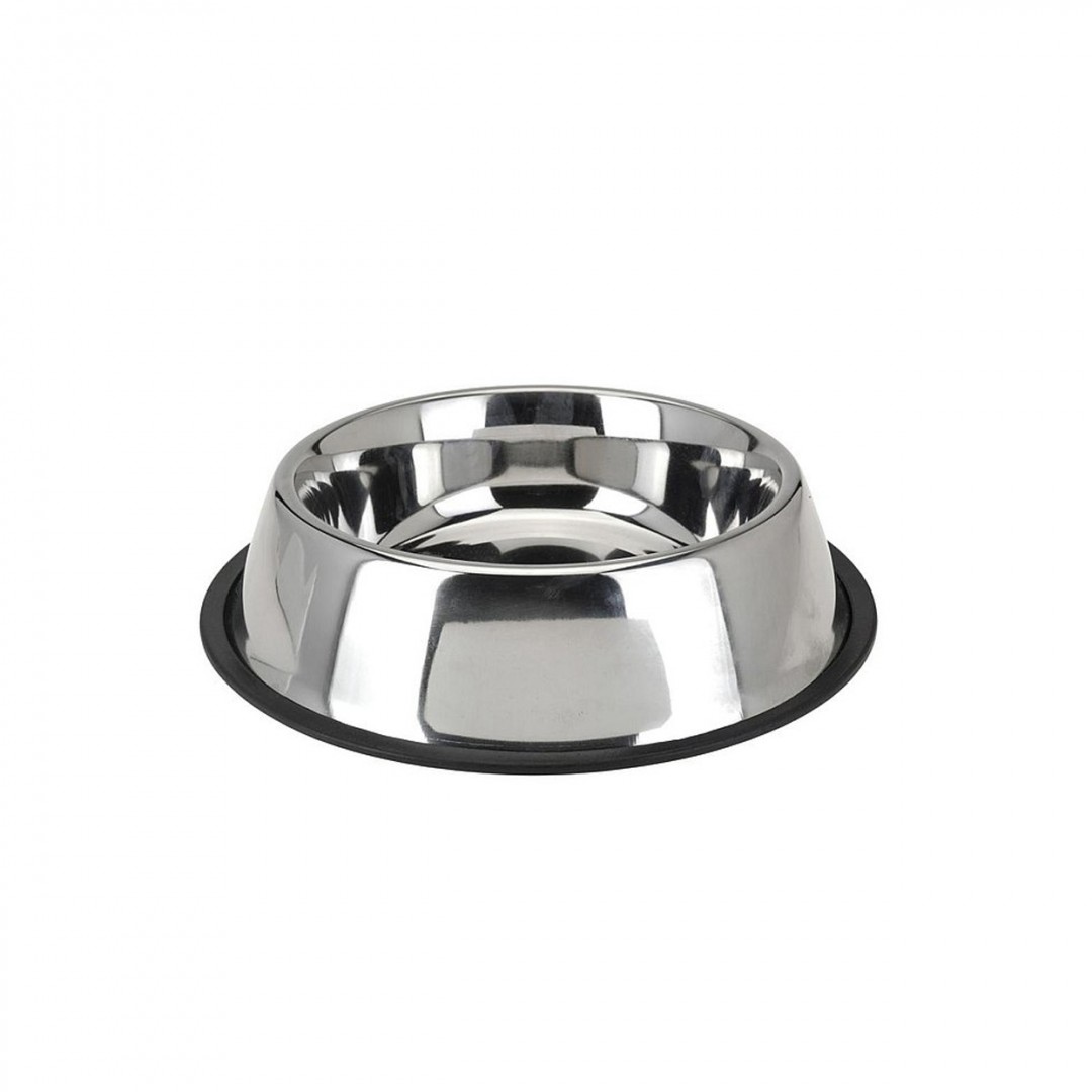 TRIXIE Metal bowl on rubber pad 1,8L/20cm