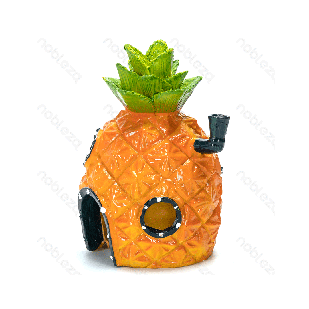 Nobleza Διακοσμητικό σπιτάκι ανανά για ενυδρείο 8,5x9.5x12 cm.