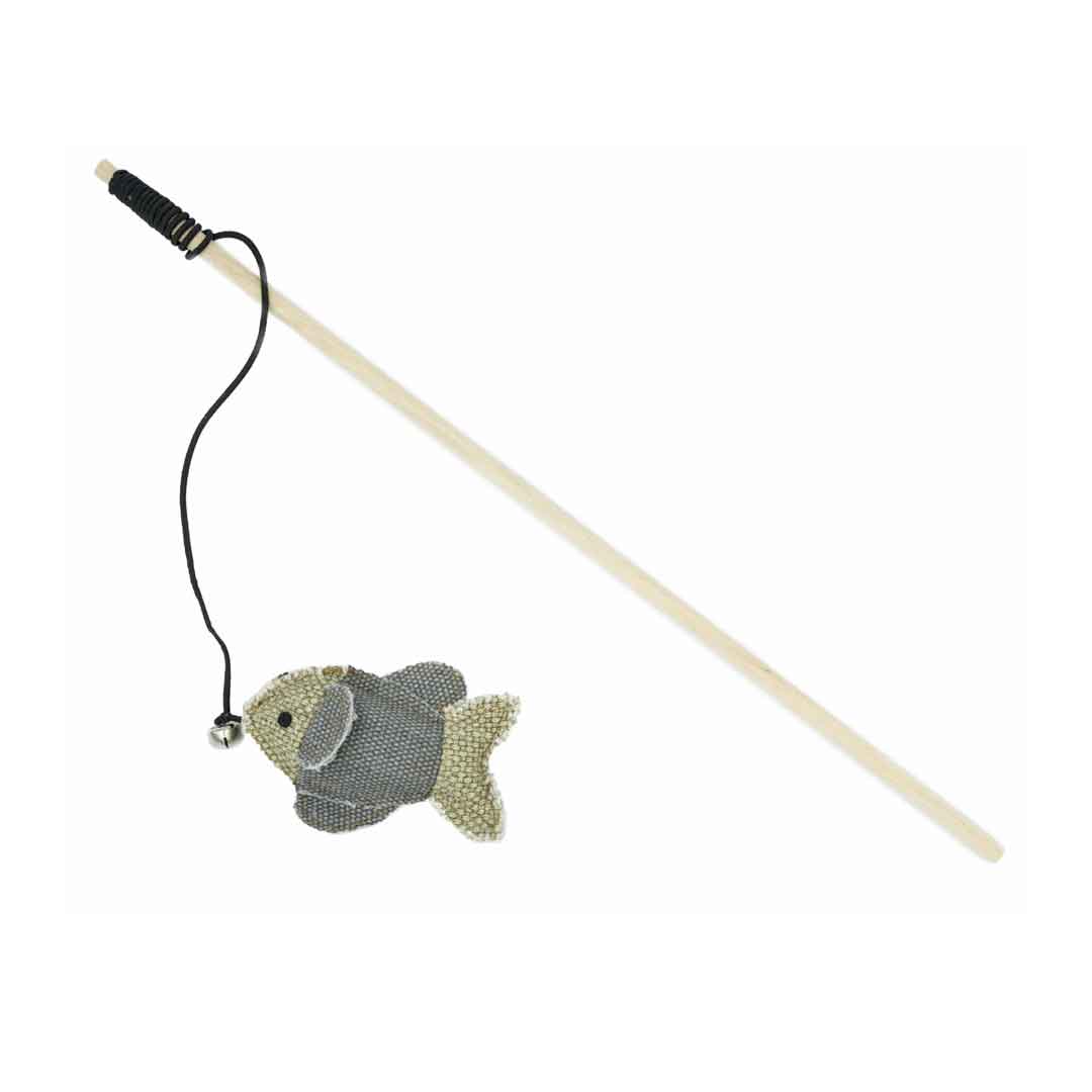 Barry King Παιχνίδι Γάτας ραβδί με ψάρι