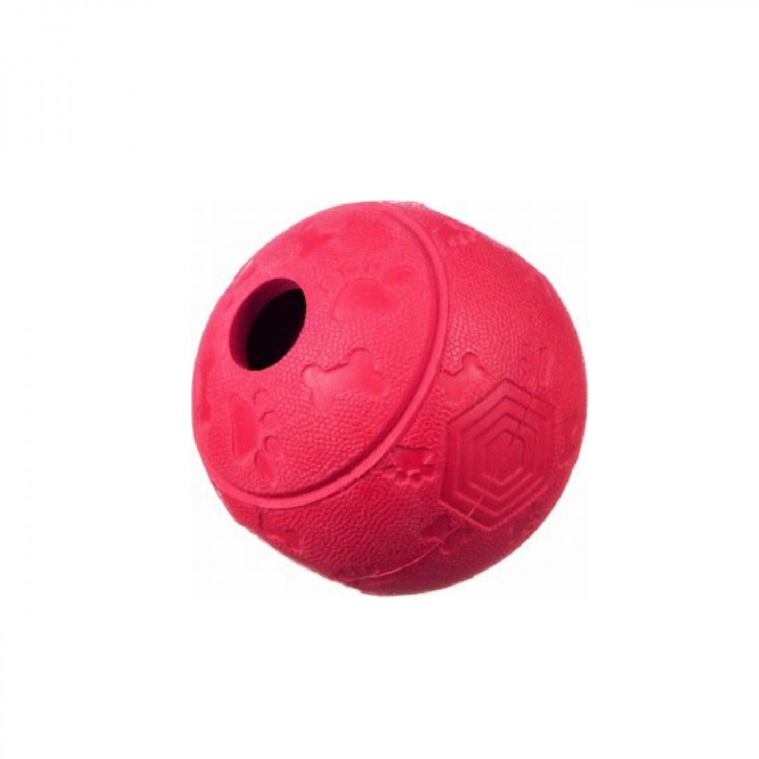 Barry King Rubber treat ball 8cm (Κόκκινο)