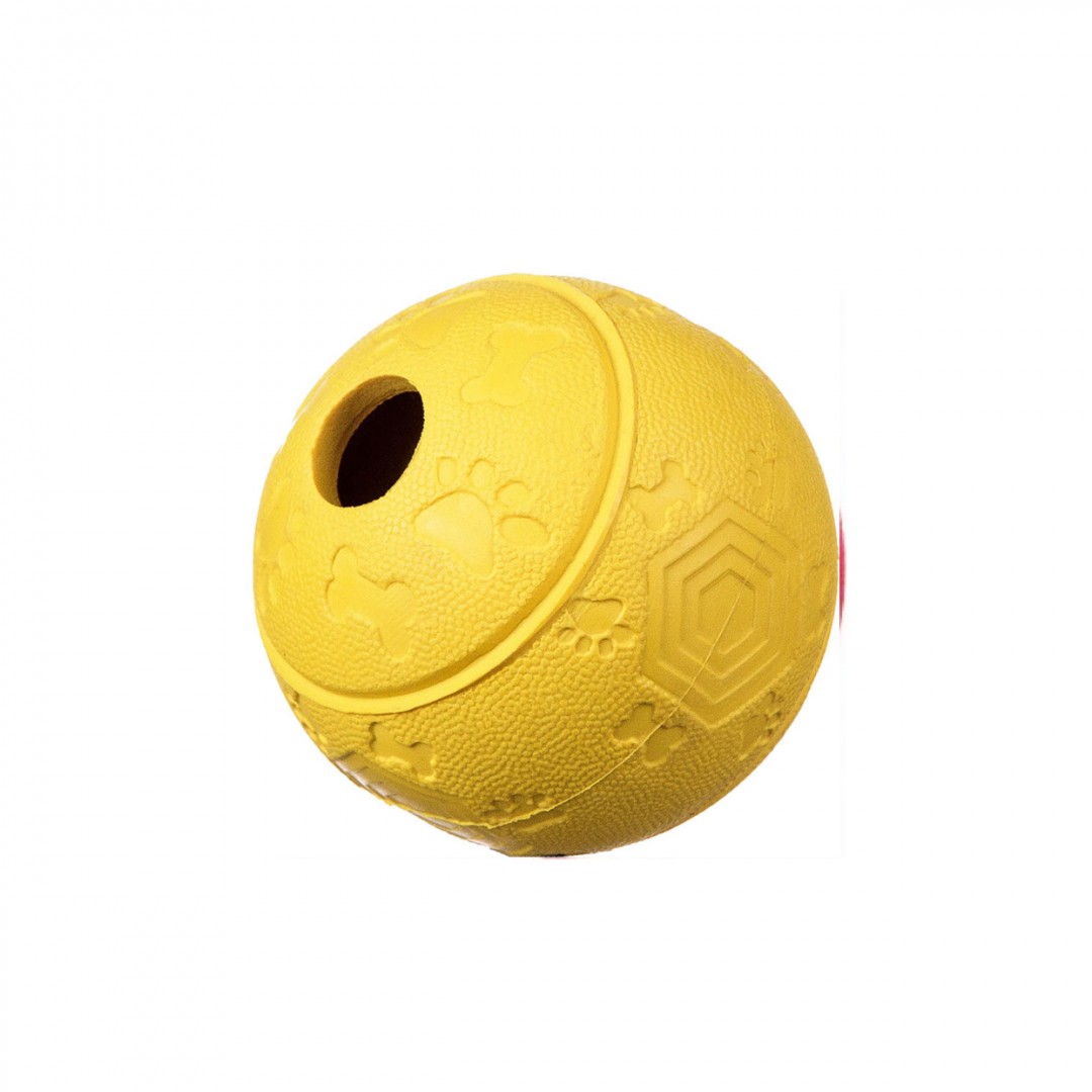 Barry King Rubber treat ball 8cm (Κίτρινο)