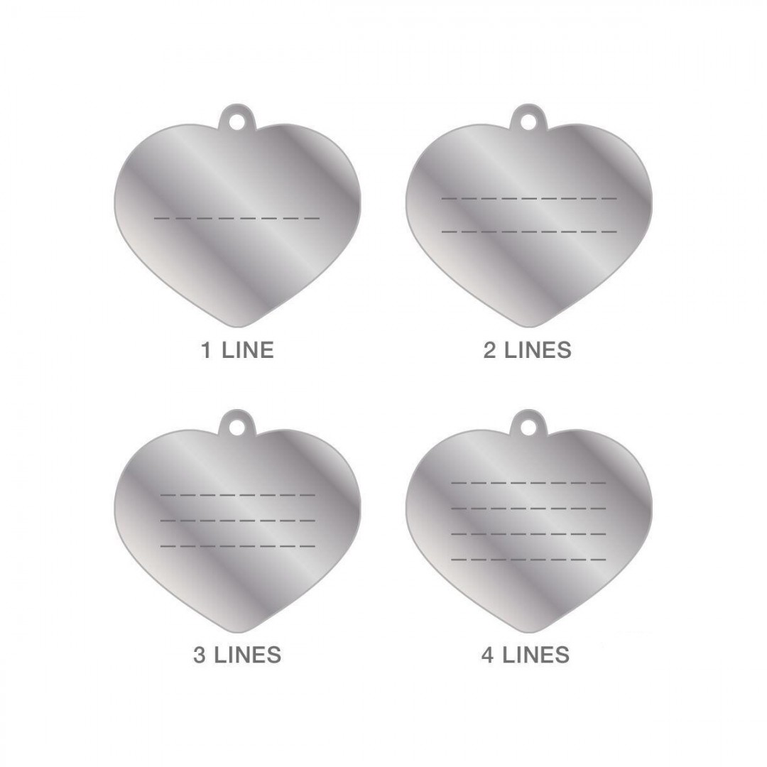 My Family Basic Ταυτότητα Σκύλου Καρδιά σε Μπλε Χρώμα - small