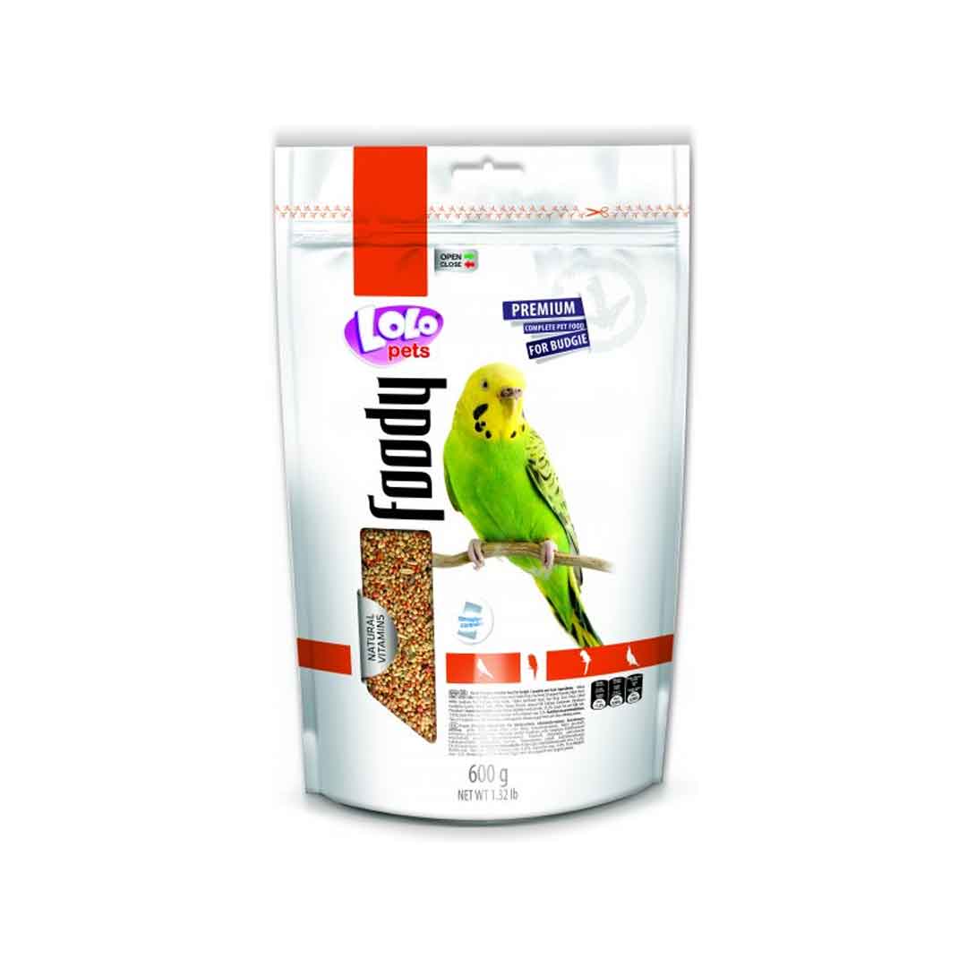 Lolo Pets Basic Doypack Τροφή για Παπαγαλάκια 0.6kg