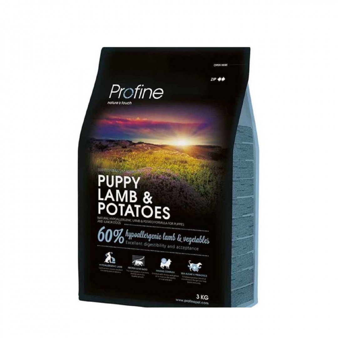 Profine Puppy 3kg Ξηρά Τροφή για Κουτάβια με Αρνί και Πατάτες