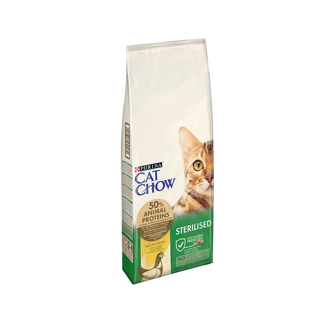 Purina Cat Chow Sterilised Ξηρά Τροφή για Στειρωμένες Γάτες με κοτόπουλο 15kg