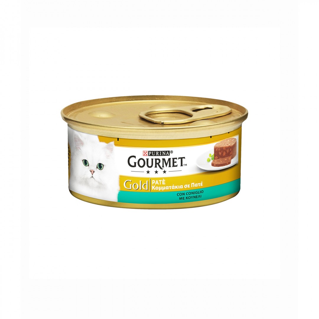 Purina Gourmet Gold Πατέ Adult  Κουνέλι 85gr